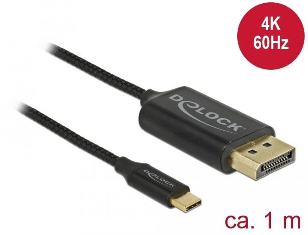 Delock DisplayPort-Kabel - USB-C (M) zu DisplayPort (M)