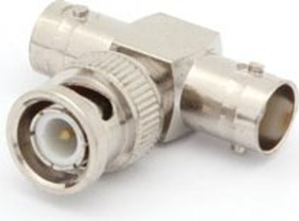 BNC-Y-Adapter BNC-Stecker auf 2x BNC-Buchse