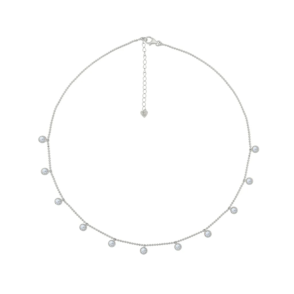 Girocollo caï Argento Sterling 925 - Purezza e Splendore Zirconi - 2