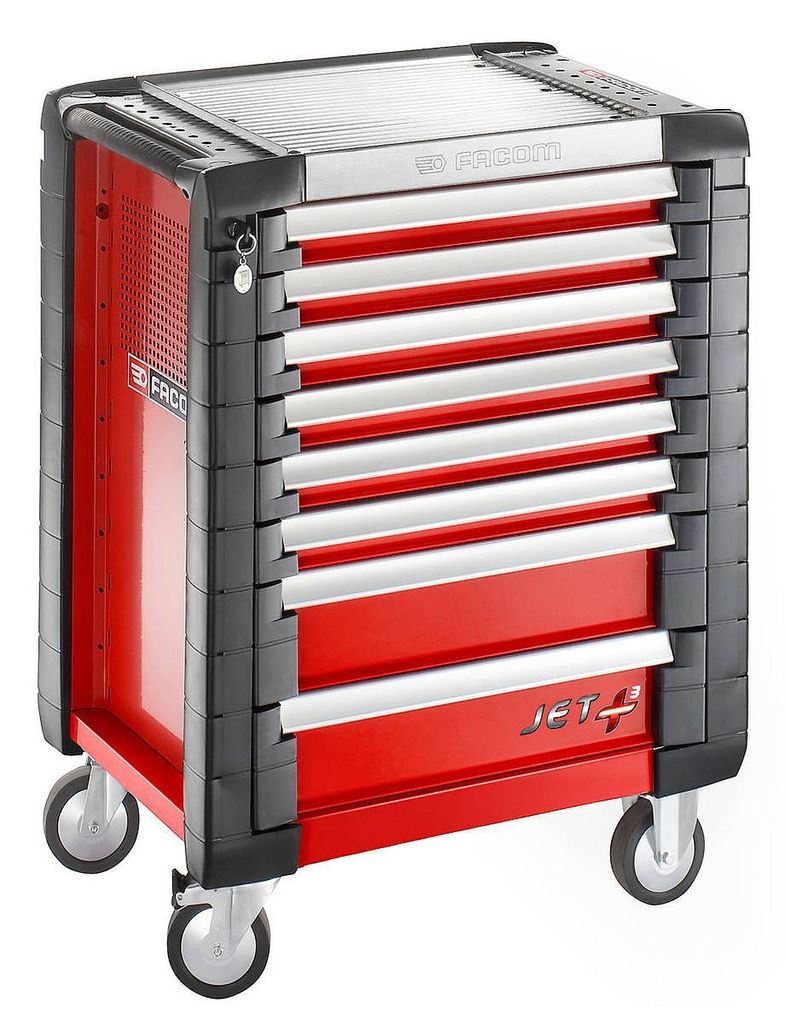 FACOM Jet+ Werkzeugwagen 8 Schubladen m3 rot
