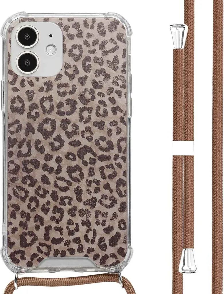 iMoshion Leopard Mood Case iPhone 12/12 Pro con Cordino Regolabile