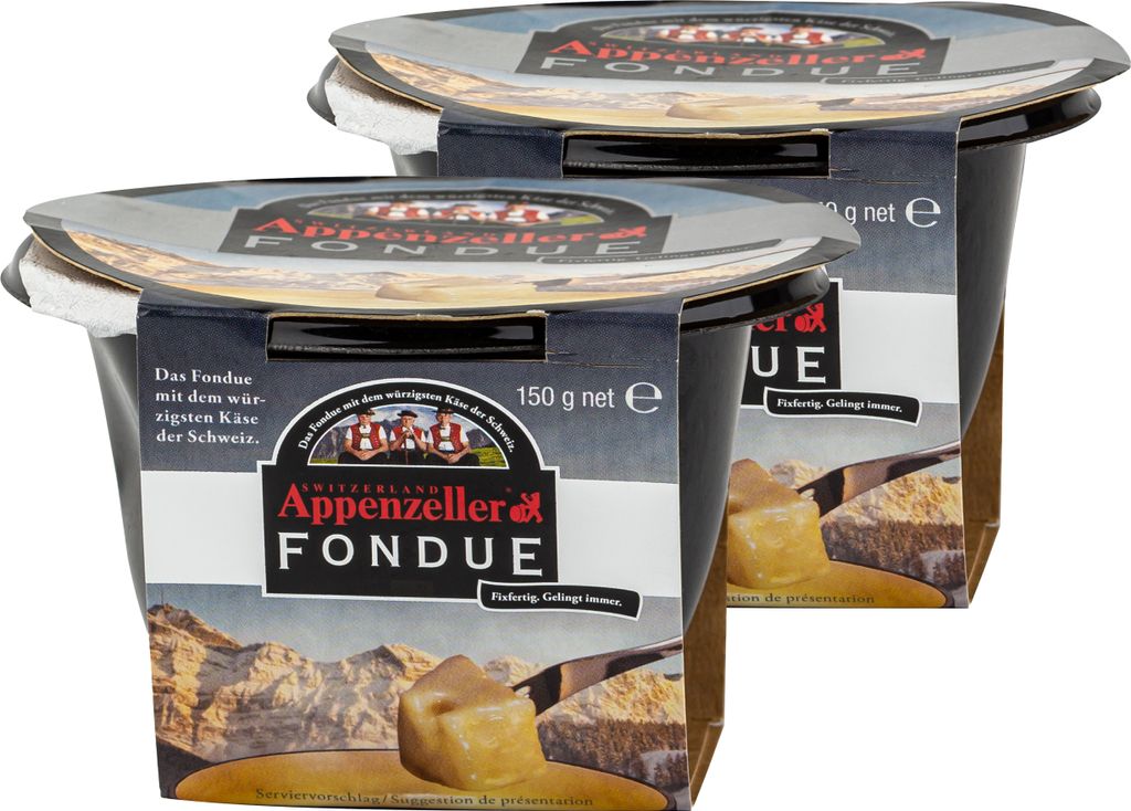 Mini KÄSEFONDUE SNACK 2x150g von STRÄHL Fchweizer Produktbild 