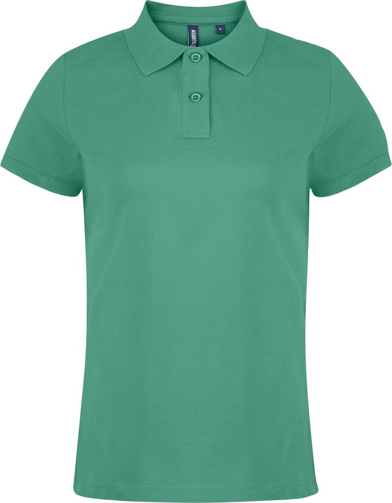 Asquith & Fox Damen Polo-Shirt, Kurzarm RW3472 (S) (Kelly)