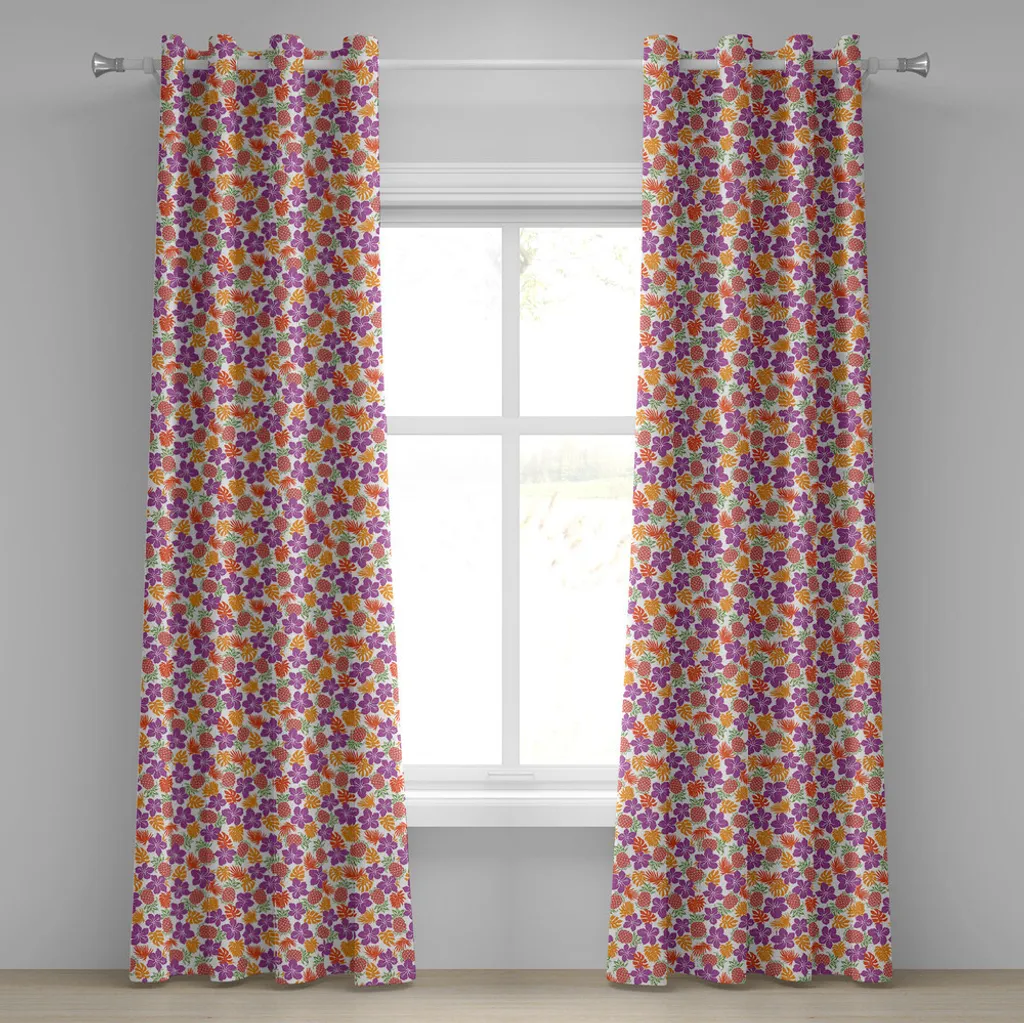 Tenda a Pannelli ABAKUHAUS Hawaii 280x225 - Fantasia Ananas e Fiori
