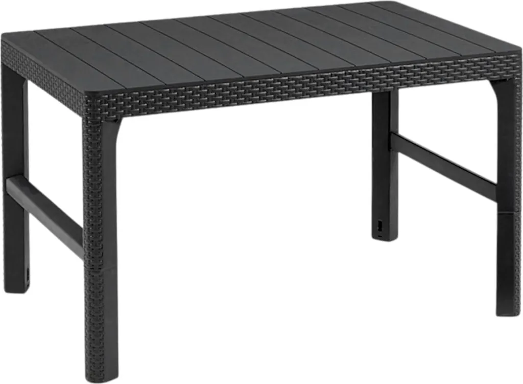Table de jardin modulable Allibert Lyon 2 en 1 gris graphite - 9