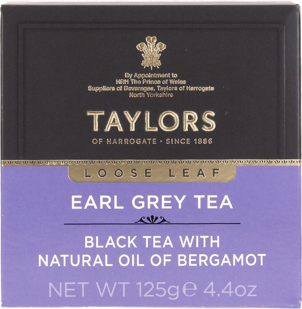 Taylors of Harrogate Earl Grey Leaf Tea 125g (lose)
