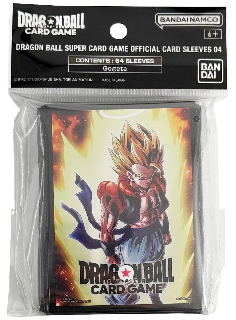 Dragon Ball Super : 64 pochettes Gogeta pour protger vos decks TCG