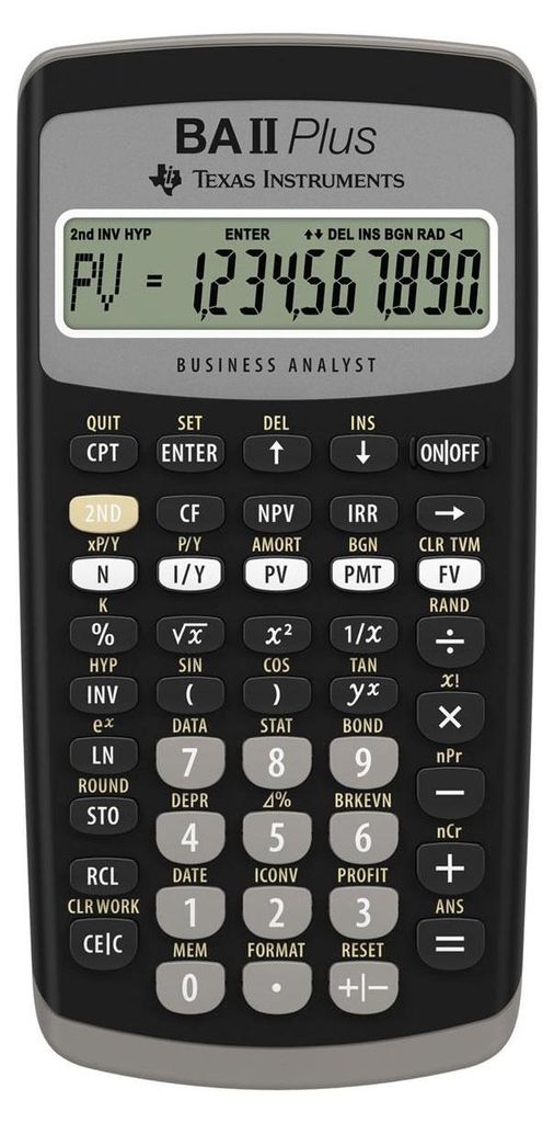 Texas Instruments BA II Plus Produktbild 