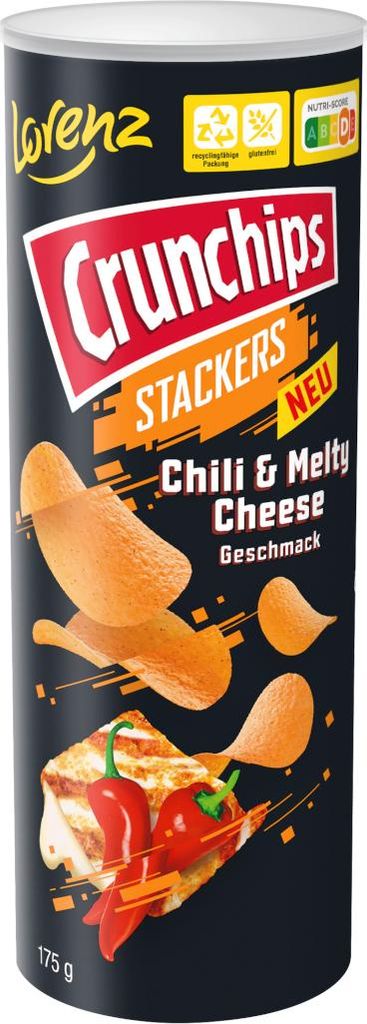Lorenz Crunchips Stackers Chili and Melty Cheese Zdjęcie produktu 