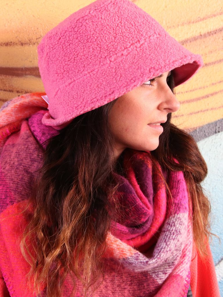 styleBREAKER Uni Wende Fischerhut in Veloursleder Optik / Produktbild 5