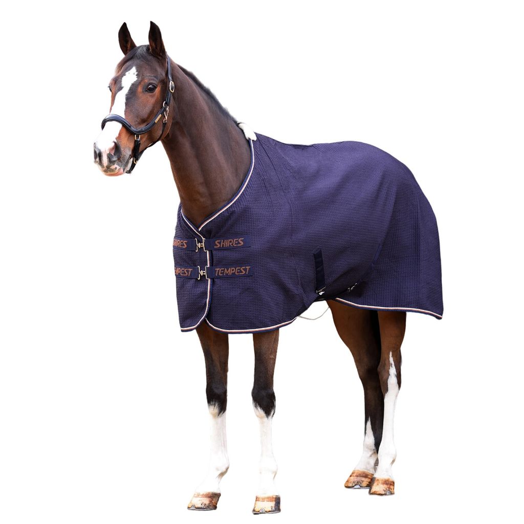 Tempest - "Original" Waffelstoff Pferdedecke ER519 (160,02 cm) (Marineblau)