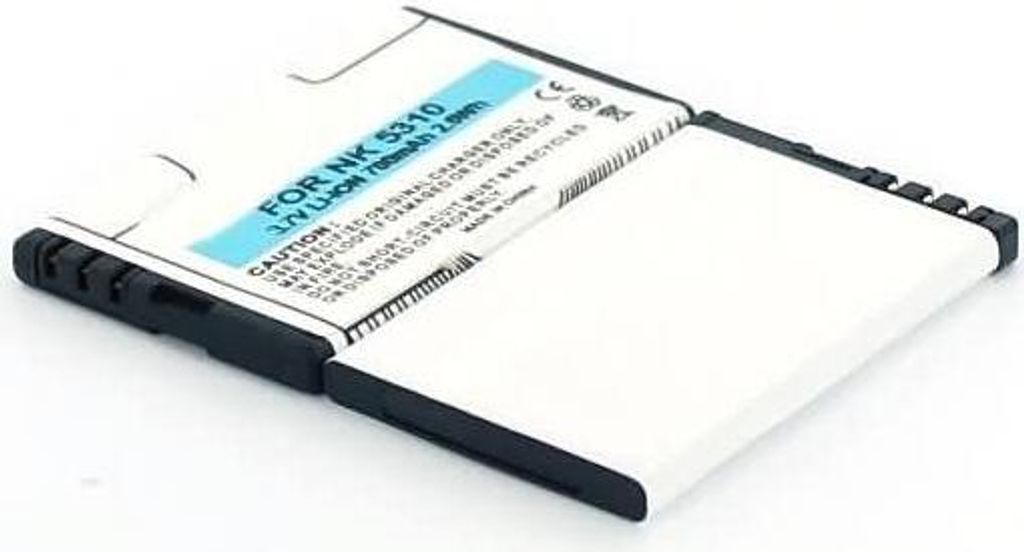Akku für Nokia 5310 XPressMusic Li-Ion 3,7 Volt 600 mAh schwarz.