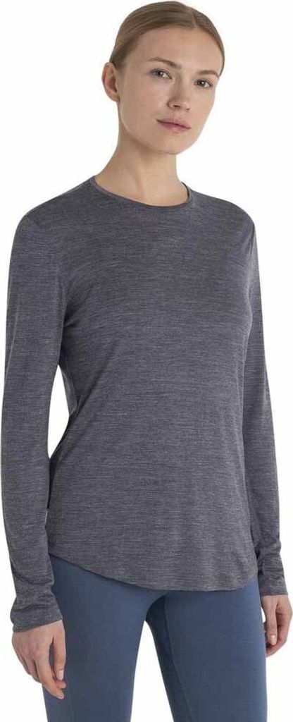 Icebreaker Merino 125 Cool-lite Sphere Iii Langarm-t-shirt Grau XS Frau Grau XS