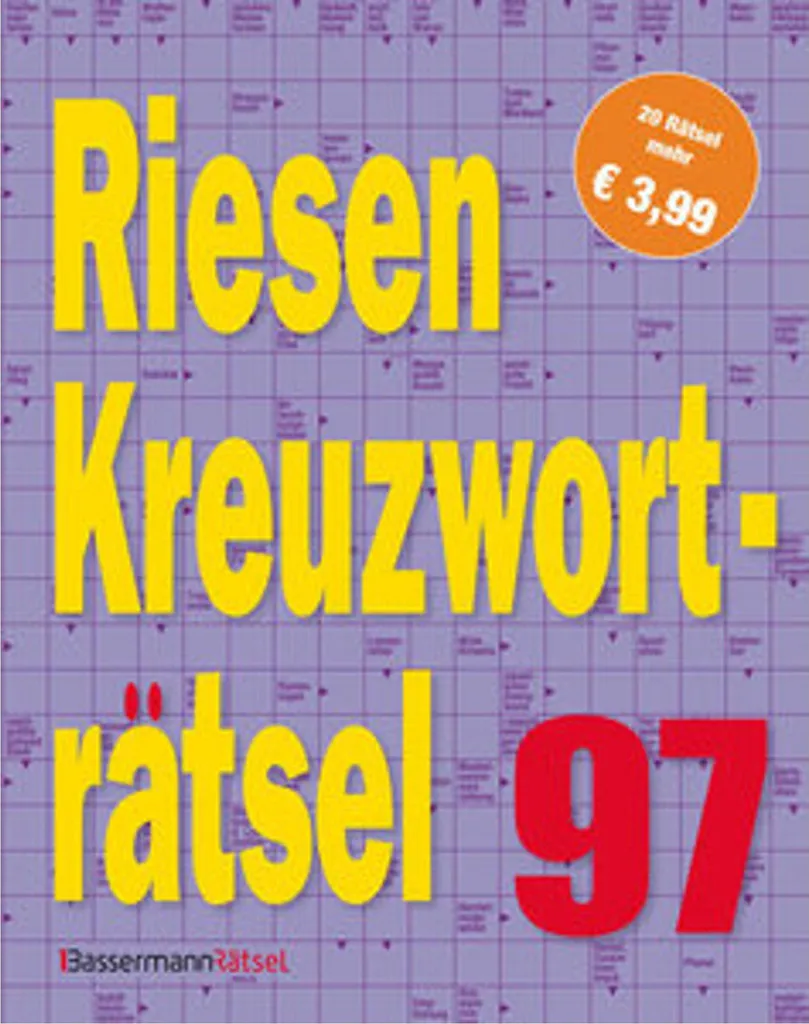 Revue Mots Croisés Géants Riesen-Kreuzworträtsel 97 Pack de 5 Unités
