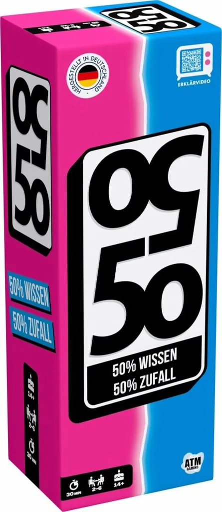Quiz 50/50 ATM Gaming avec 400 questions insolites et défis délirants jeu