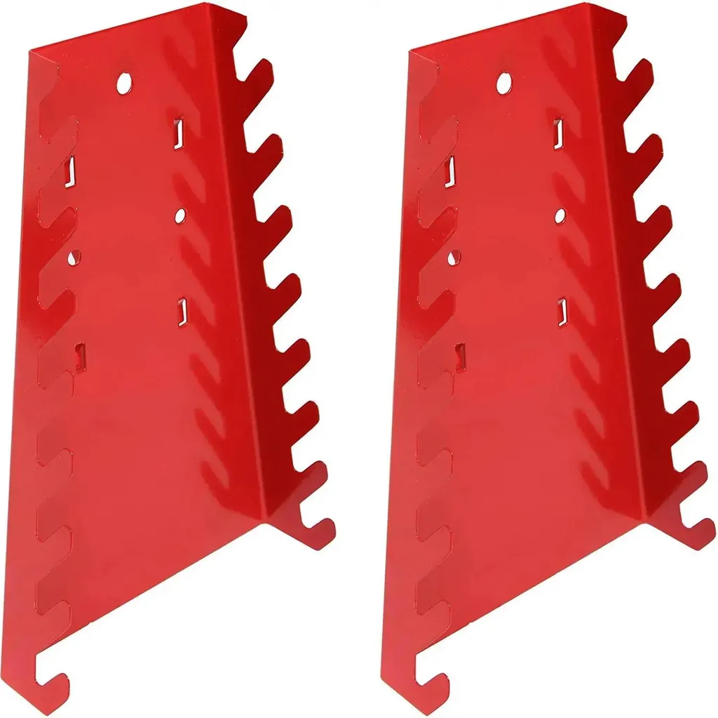 Support mural pour outils en plastique résistant pour panneau perforé