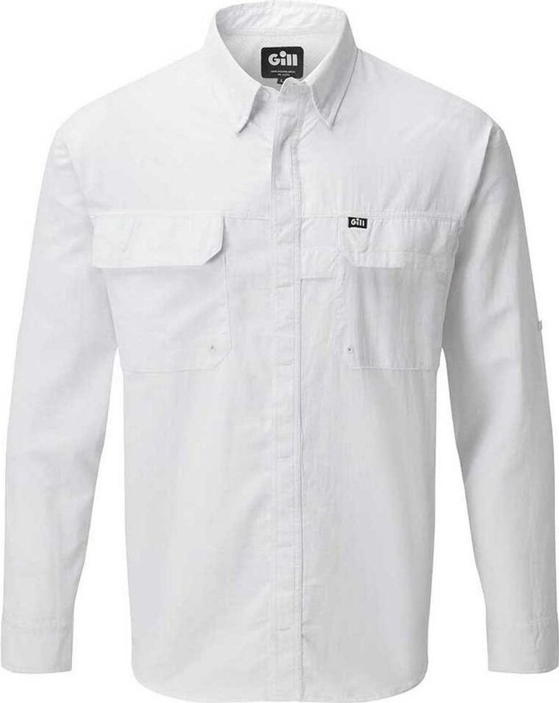 Gill Overton Langarmhemd Weiß S Mann Weiß S