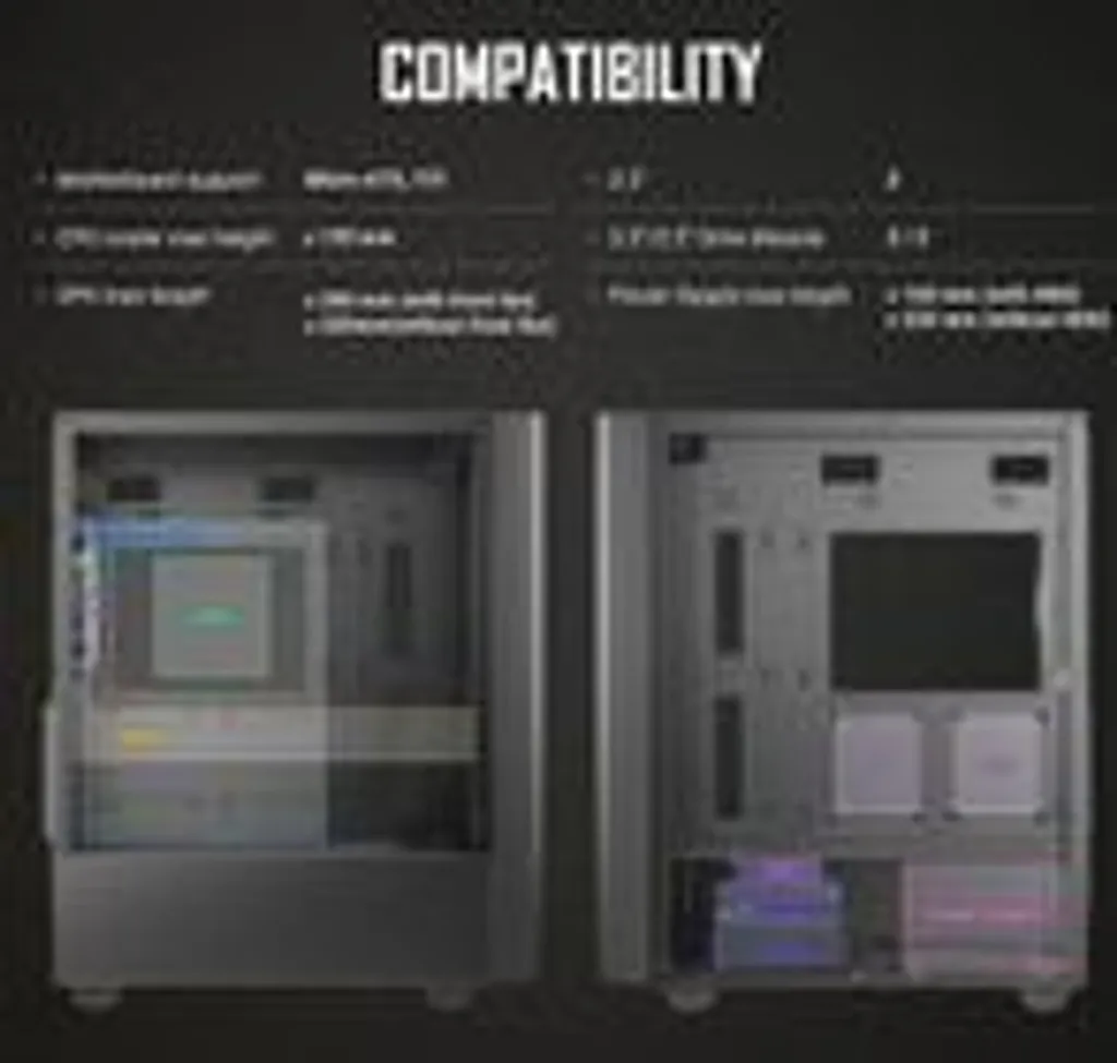 Boîtier PC Compact Antec NX500M : Solution Refroidissement et Design - 12