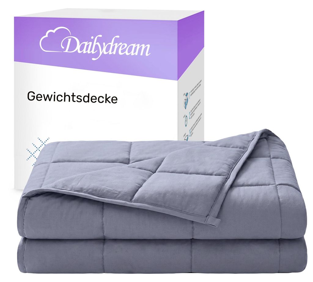 Gewichtsdecke für Erwachsene aus 100% Baumwolle, Produktbild 