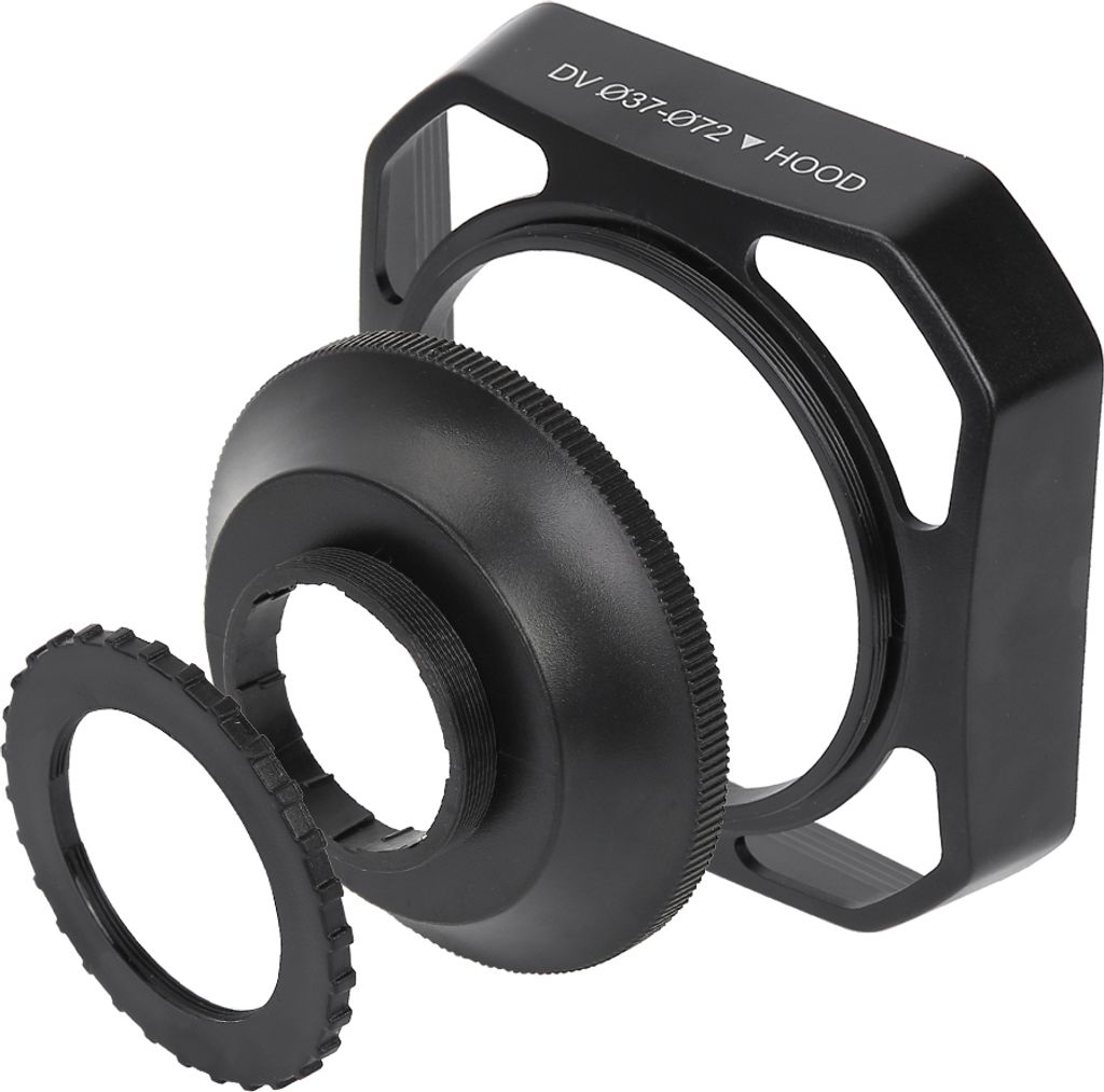 Gegenlichtblende, Kamera-Gegenlichtblende, 37mm Gegenlichtblende, 72mm Kamera-Gegenlichtblende, DV-Gegenlichtblende