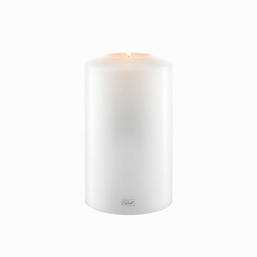 Qult Farluce Classic - Durchm. 12cm | Teelichthalter in Kerzenform | Dauerkerze | Kunststoffkerze in Kerzenoptik | Teelichtkerze mit Teelichteinsat...