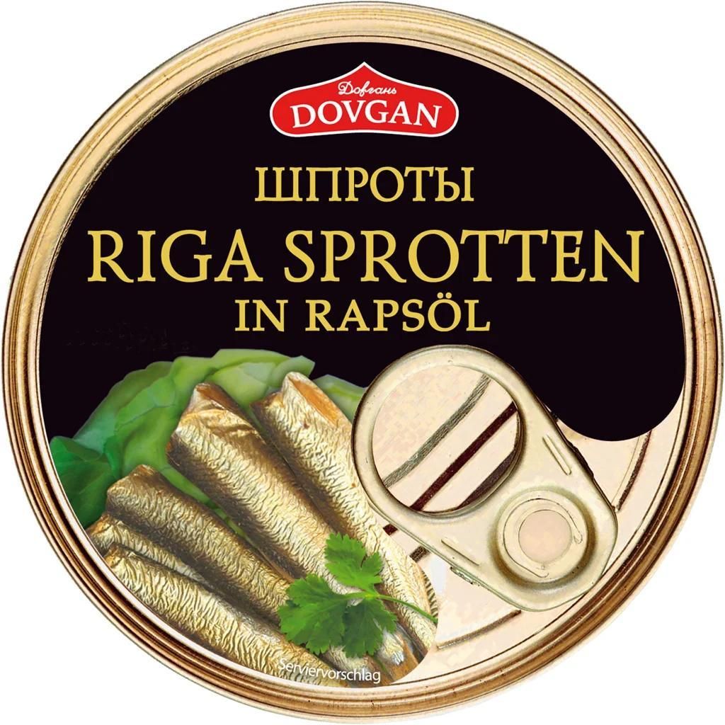 DOVGAN GmbH Riga Sprotten in Öl 160g Produktbild 