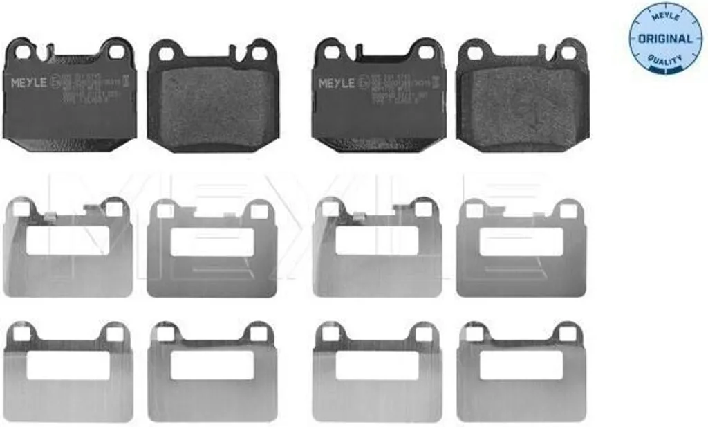 Plaquettes arrière MEYLE 025 231 5715 haute friction pour Mercedes