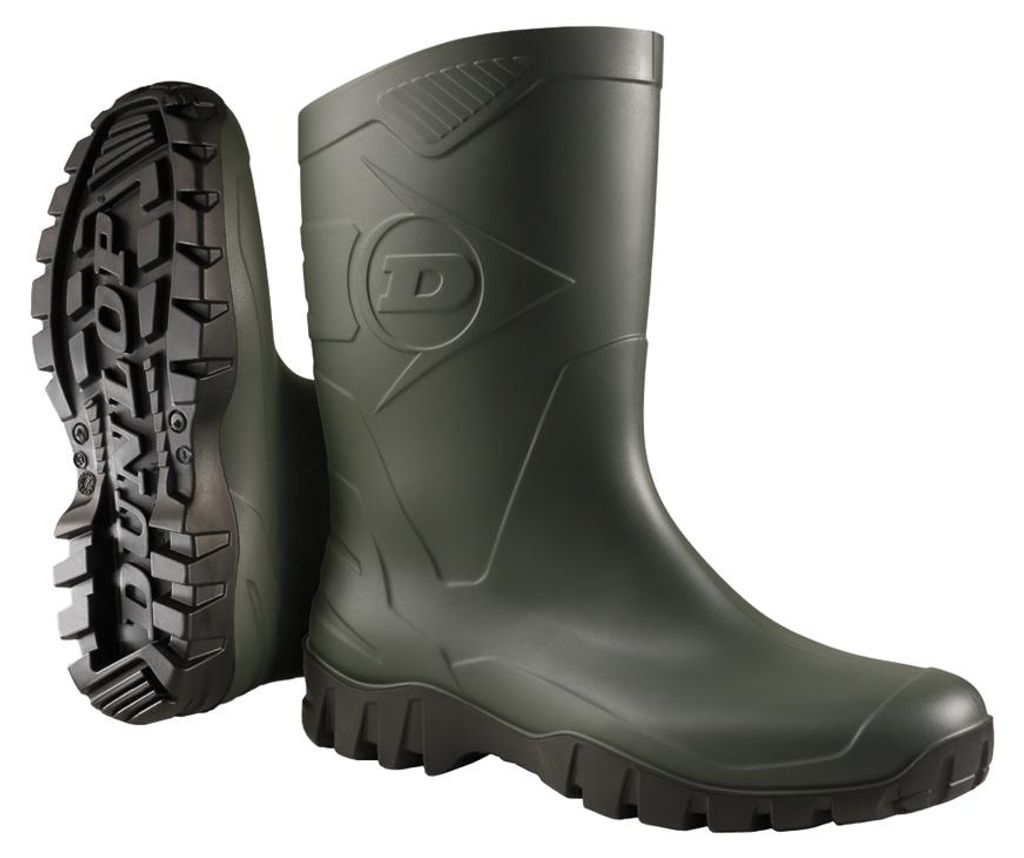 DUNLOP Gummistiefel Dee PVC Gr. 40 grün/schwarz, K580011 Produktbild 