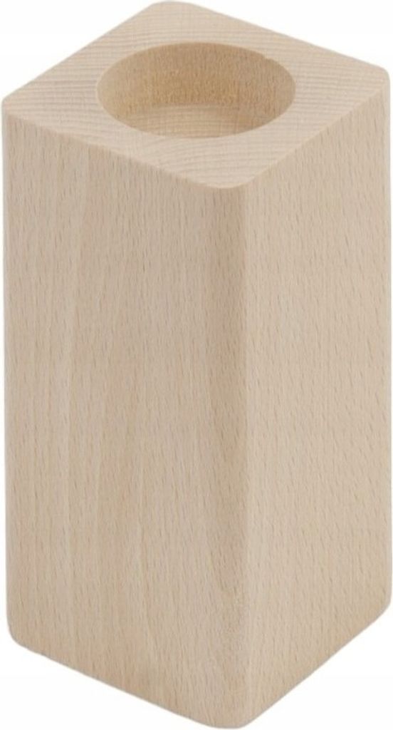 Kerzenhalter 10x6 cm rechteckig mit abgerundeten Ecken aus Produktbild 
