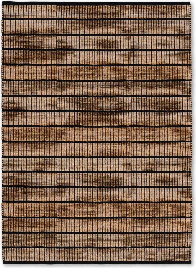 Tapis noir NALAYA SCHÖNER WOHNEN 60x110 anti-poussière et facile