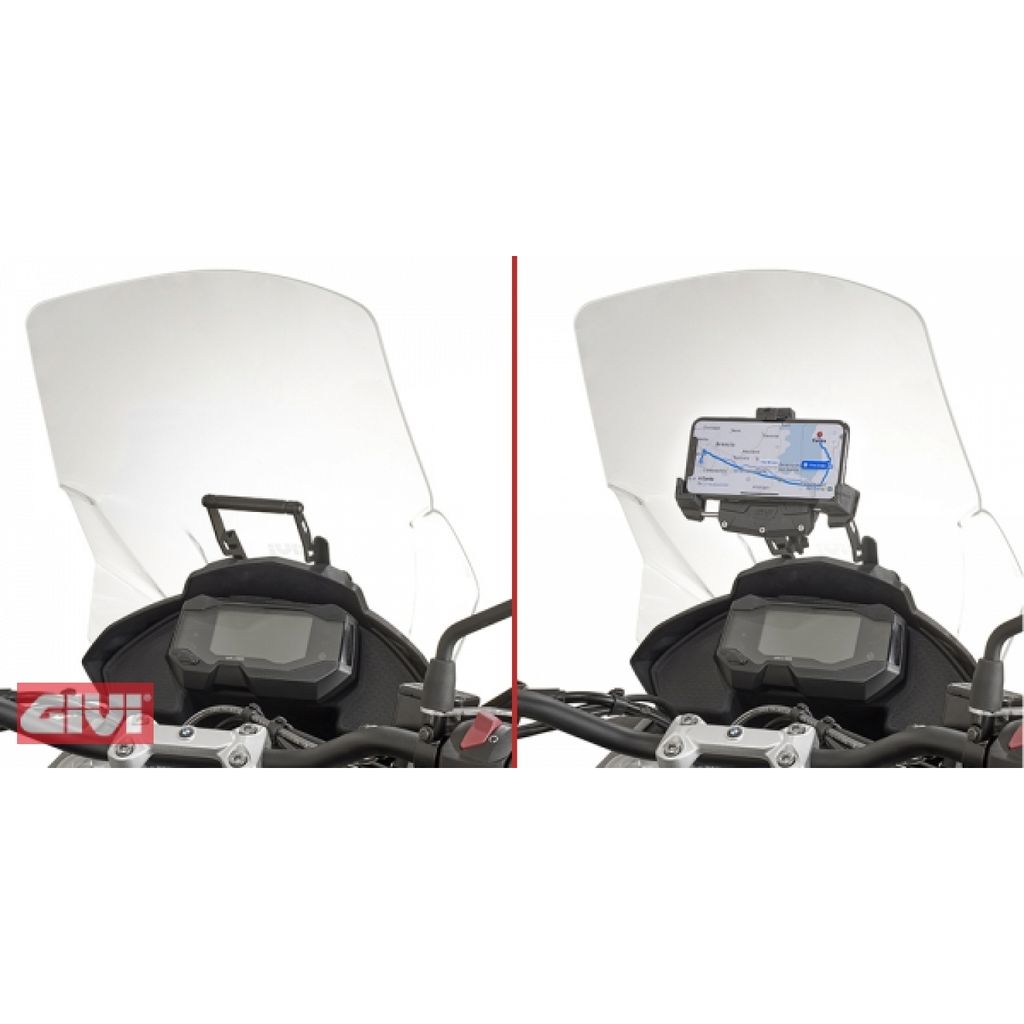 Givi Querstange FB5126 zur Montage am Windschild für S902A S920M/L, für BMW G 310 GS (17-23)