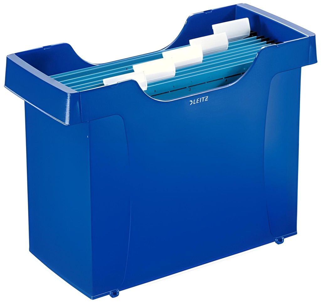 LEITZ Mini Aktei Hängeregistratur Box Plus blau