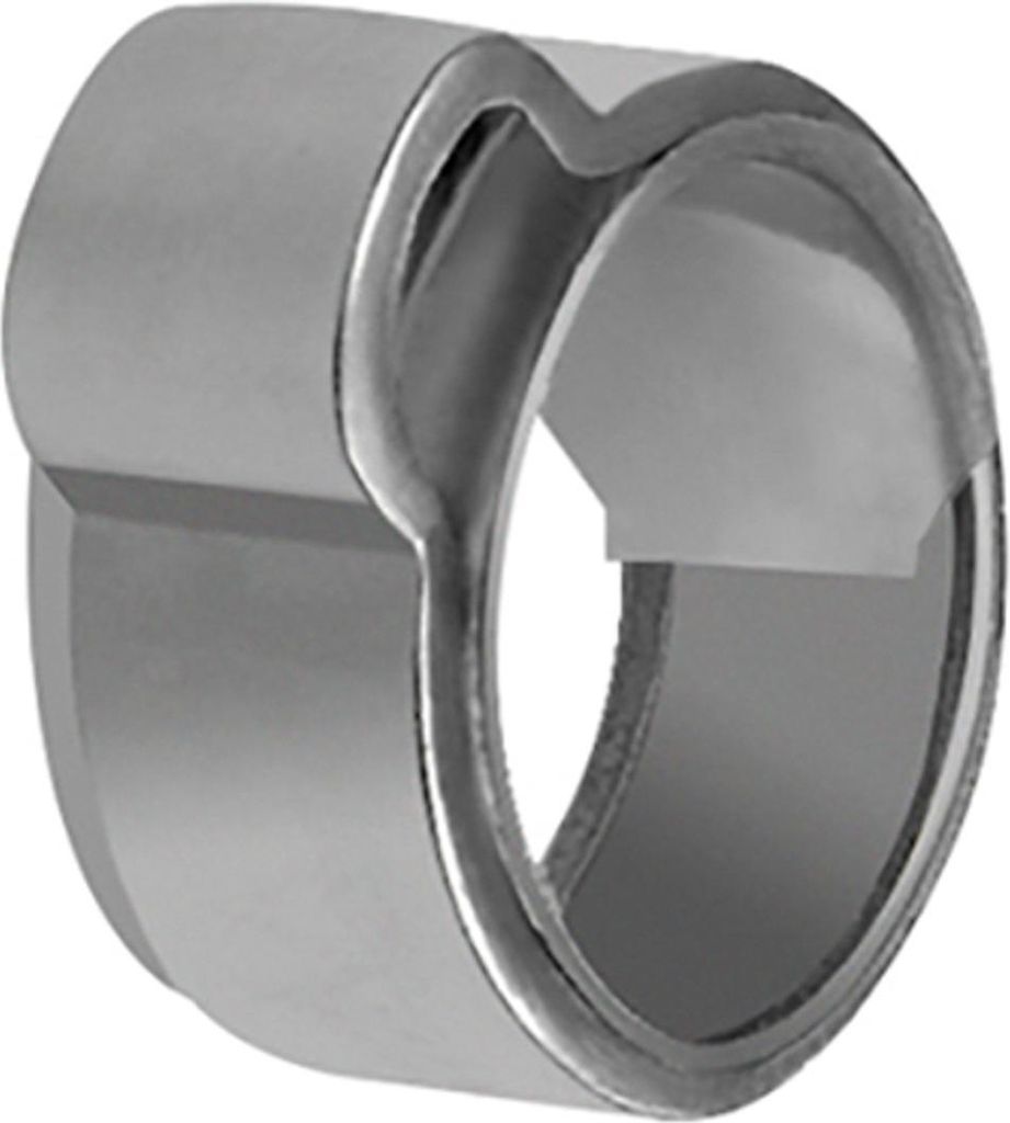 Riegler 1-Ohr-Schlauchklemme, Einlagering, ES (W4), Spannbereich 15,0-17,3mm, Art.Nr. 155 H-ES-1