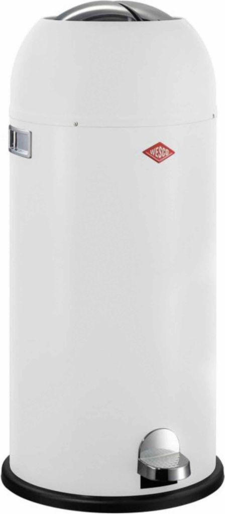 WESCO Kickmaster Maxi, Abfallsammler, 40 Liter weiß matt Produktbild 3