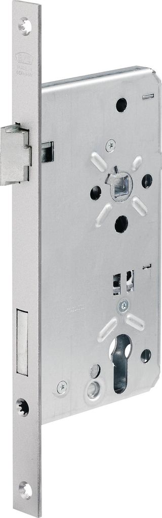 BKS Haustür-Einsteckschloss 0024 PZ DIN L Dorn 80mm Entfernung 92mm Vierkant 10mm Stulp 22mm - B-00240-16-L-1