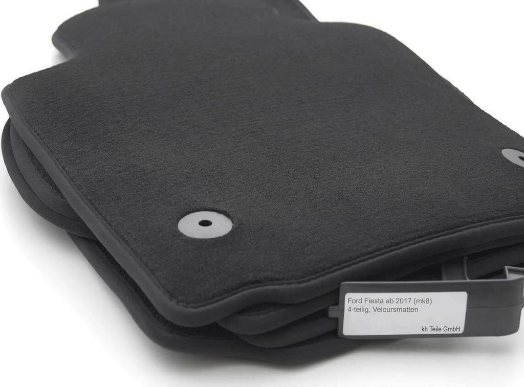 NEU Fußmatten für Ford Fiesta mk8 / ST Velour Automatte  Produktbild 