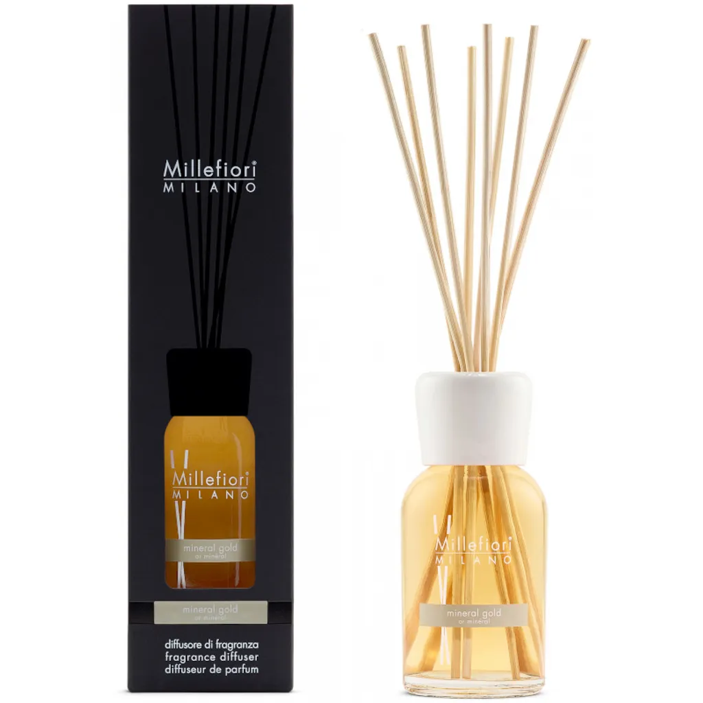 Parfumez votre Salon avec le Diffuseur Mineral Gold Millefiori 250 ml