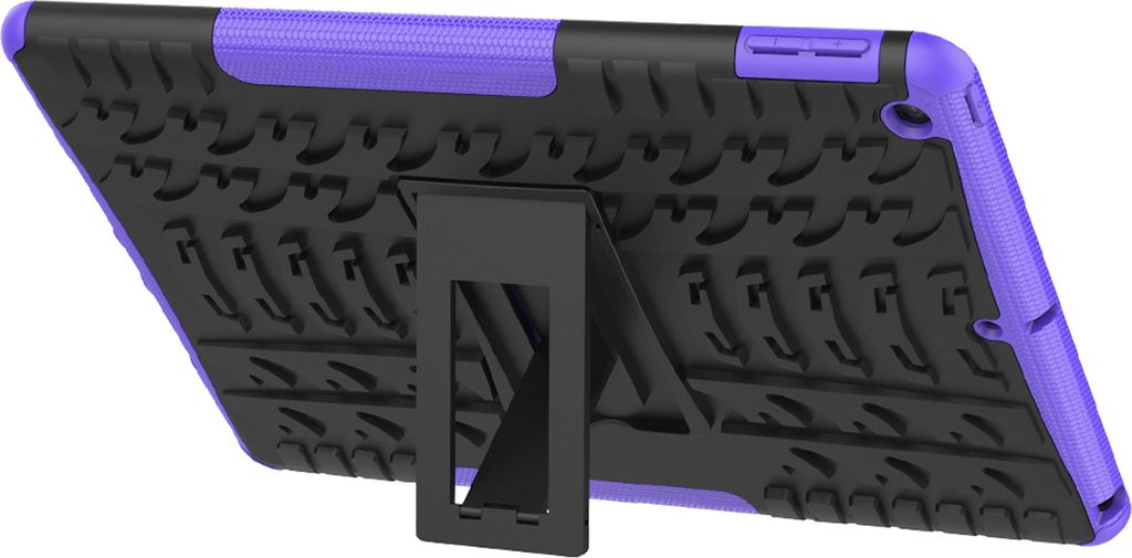 Cover für Apple iPad 10.2 Zoll 2019/2020/2021 Extrem Schutz + Stativ Lila