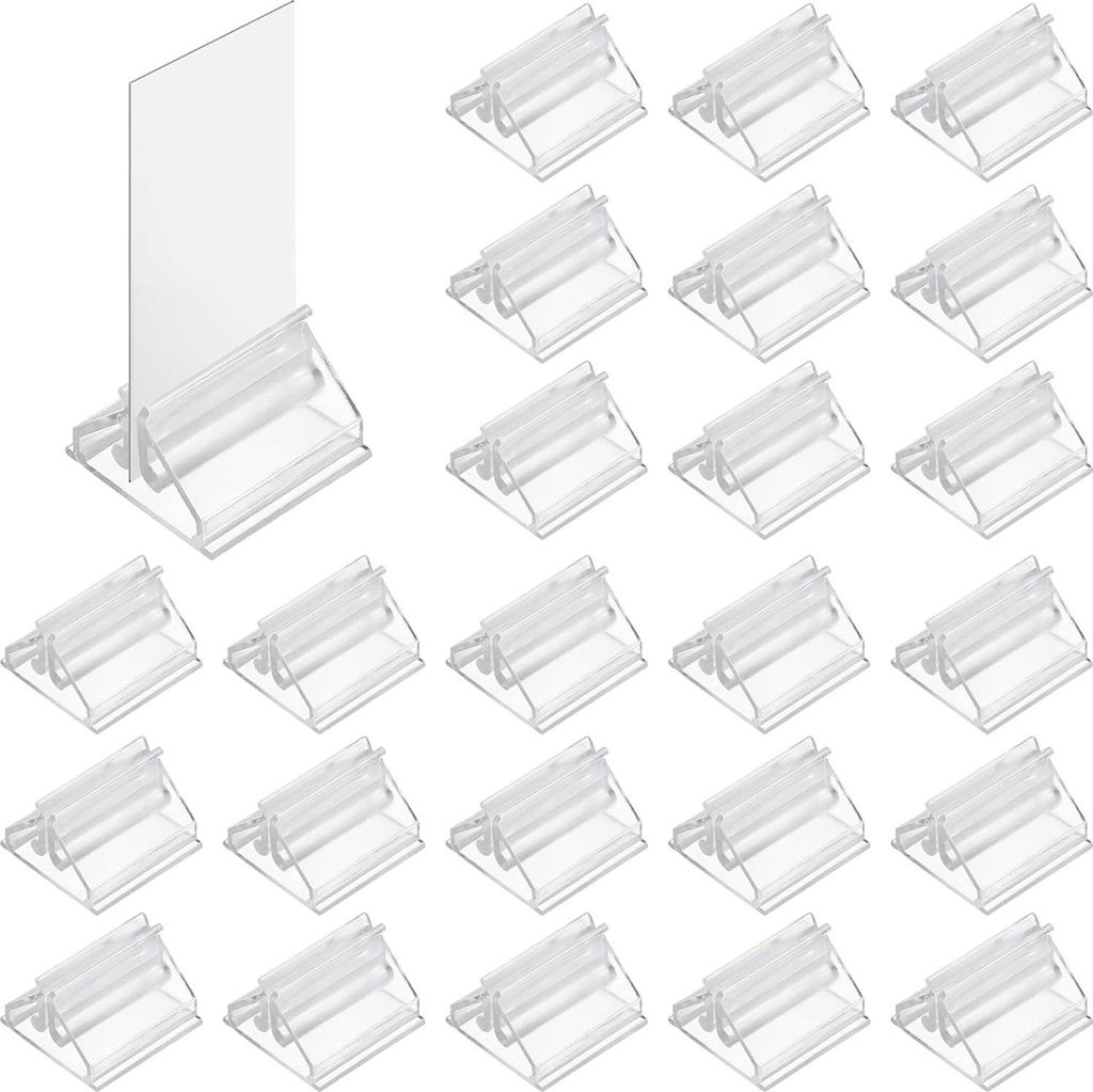 Acryl Standaard - 36 Stück - Fotoständer - Kaarthalter - Acryl Platzkartenhalter - Kunststoff - Münzenständer - Fotohalter - Menükartenhalter ...