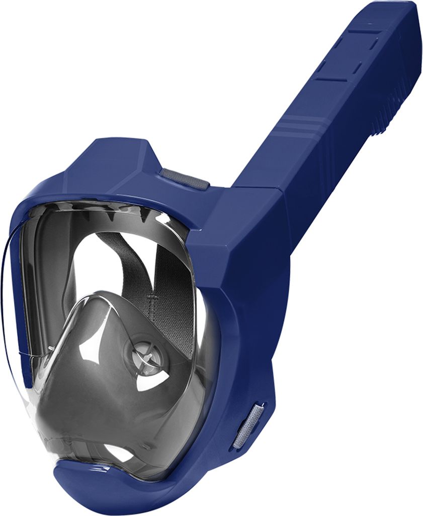 Schnorchelmaske Vollgesichtsmaske mit komplettem Trockenatemsystem Schnorchelausruestung fuer Erwachsene 180¡ã Panoramasicht Schnorchelmaske mit ...