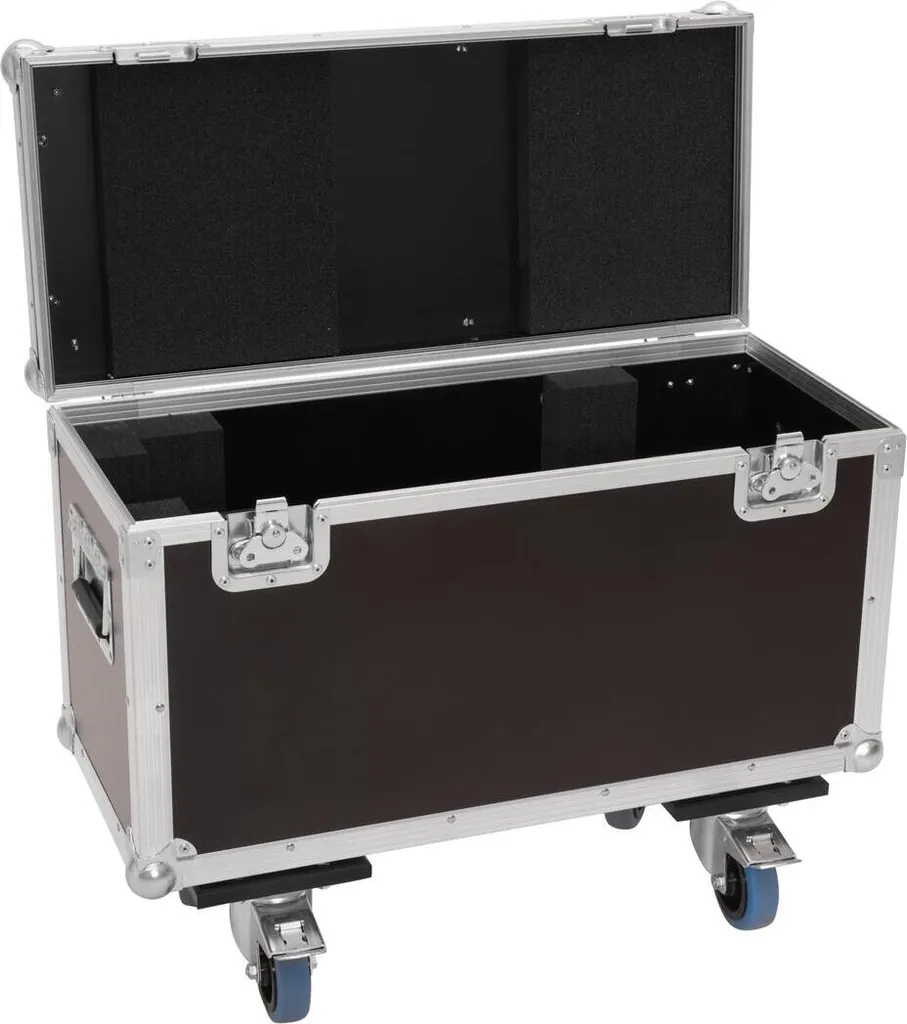 Flightcase ROADINGER SL-350 SL-160 en bois multiplis et roulettes pivot