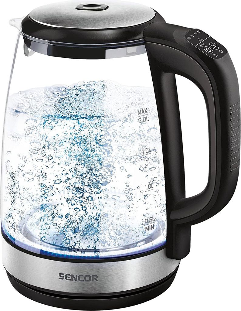 Bollitore elettrico Sencor SWK 2090BK 2 L 2200 W Nero, Immagine del prodotto 