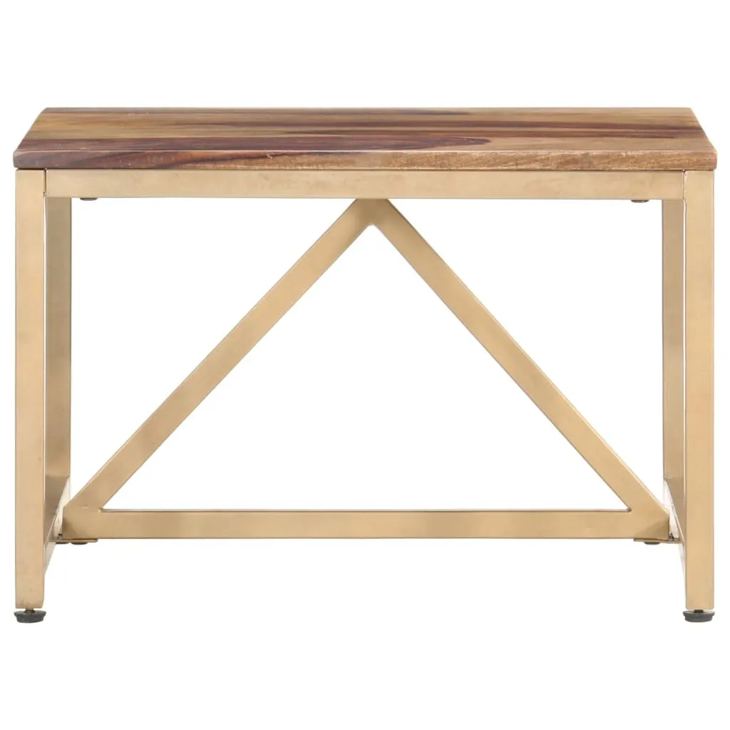Tavolino Elegante 60x60 in Legno Massiccio - Lusso Naturale