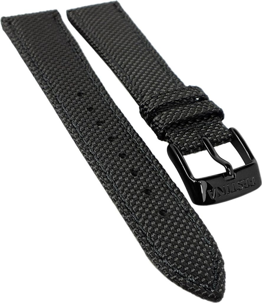 Festina Multifunktion Uhrenarmband 21mm Leder/Textil grau F16849/3