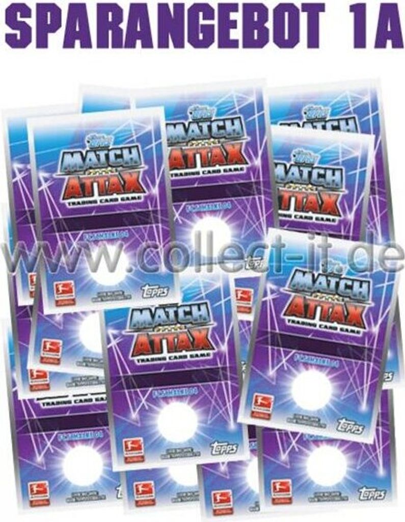 Match Attax - Spar 1A - Saison 15/16 - 1000 gemischte Base-Karten