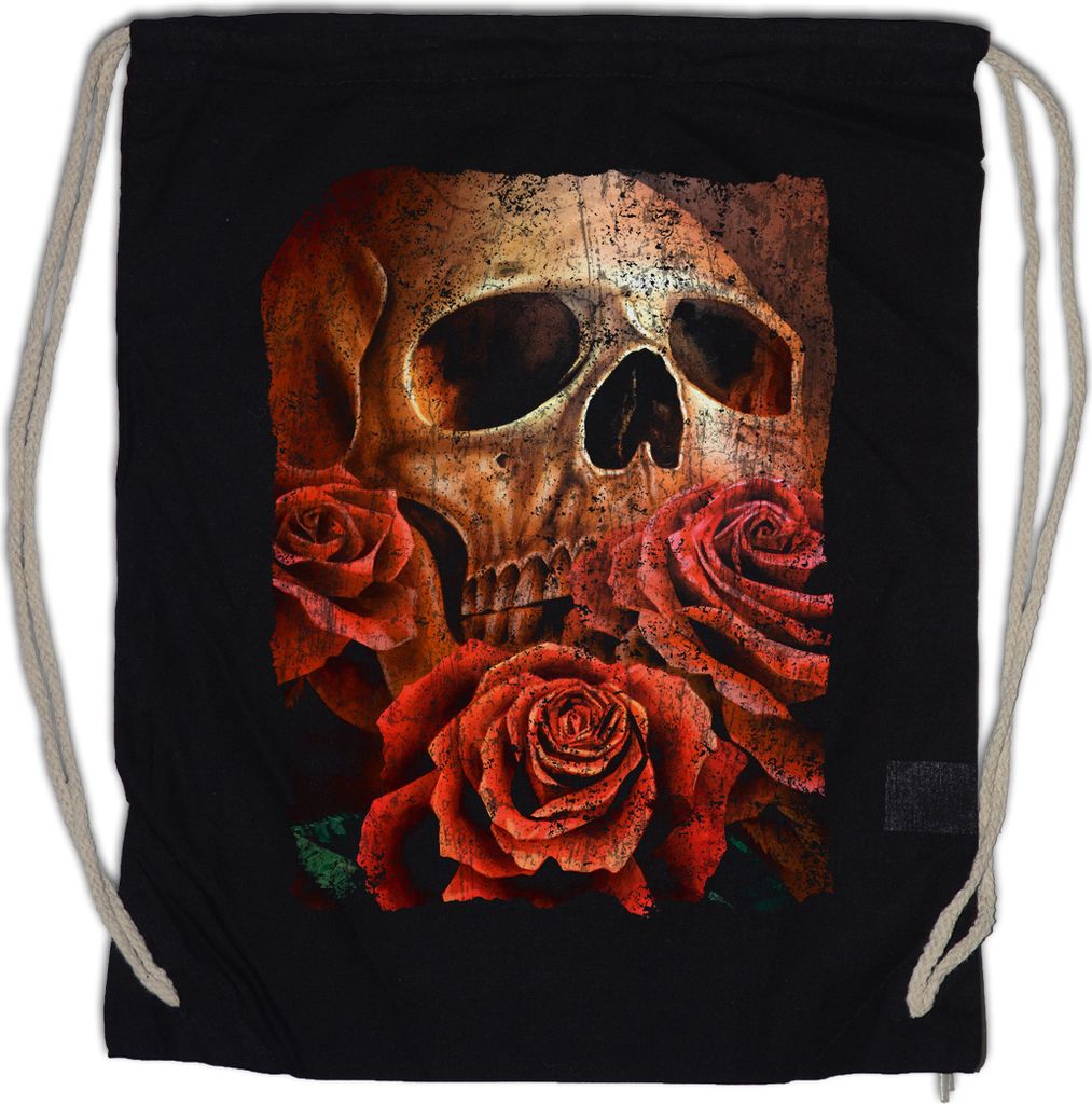 Urban Backwoods Skull Of The Eric, Turnbeutel, Farbe: Schwarz