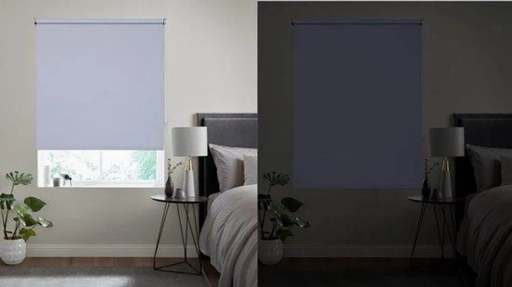 Store occultant thermique gris clair 80x160 pour fenêtre et porte