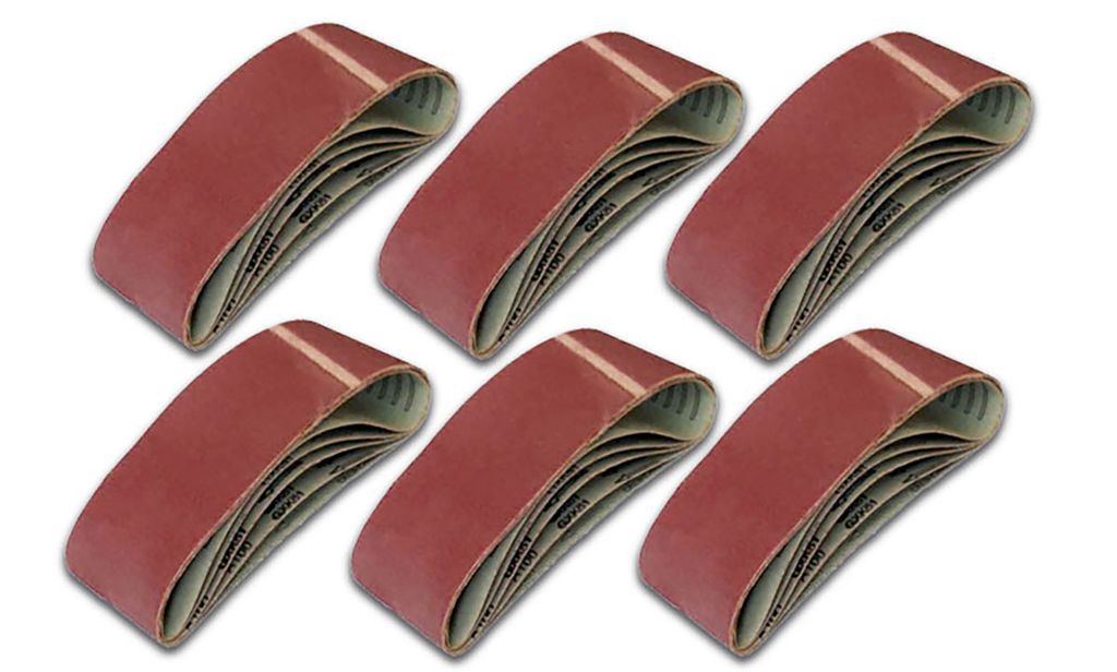 10 Schleifbänder 100 x 610mm Schleifband Gewebebänder Bandschleifer Korn P240 