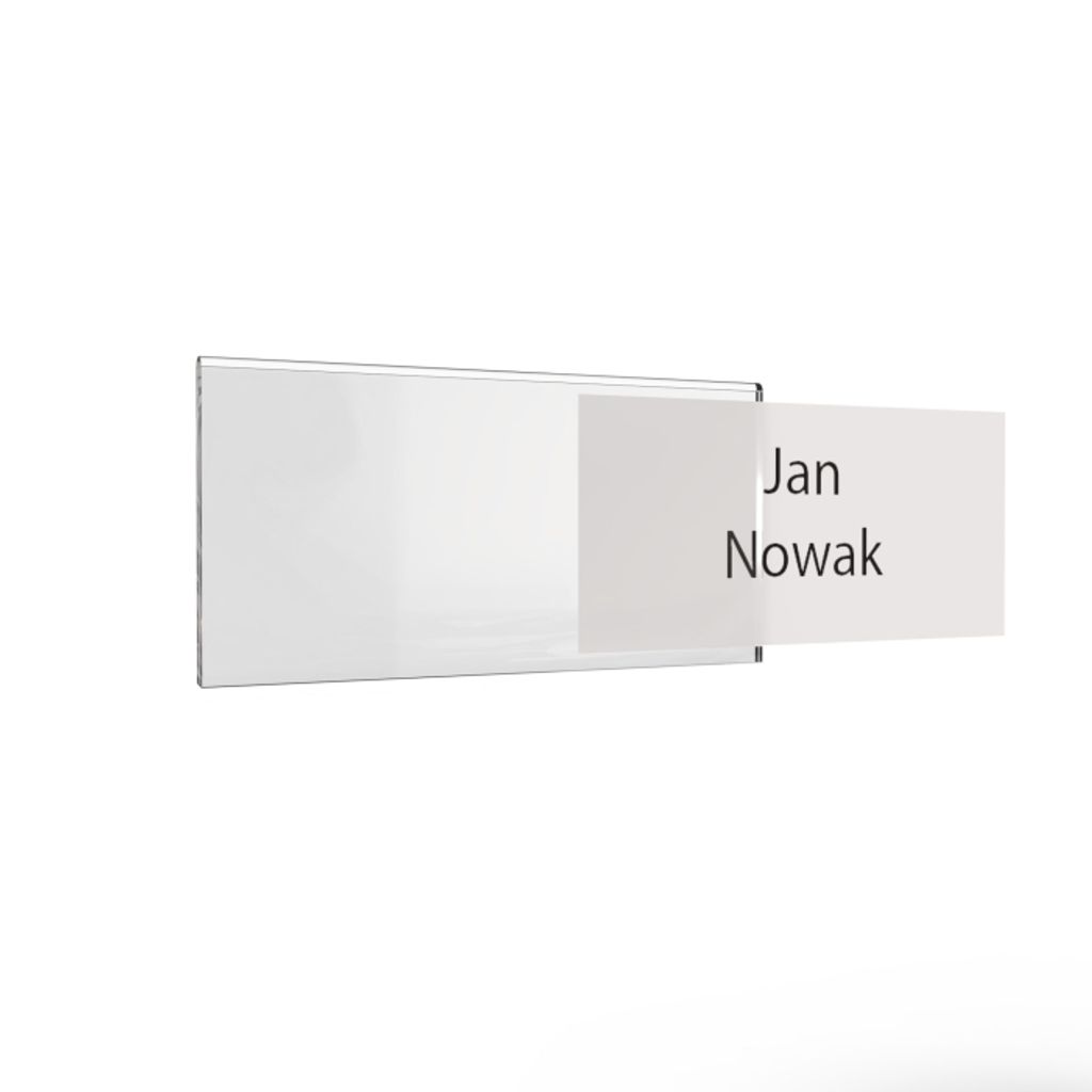 50 stk Schutzeinlage für Visitenkartenhalter für Jan Nowak Möbel 80x40 mm