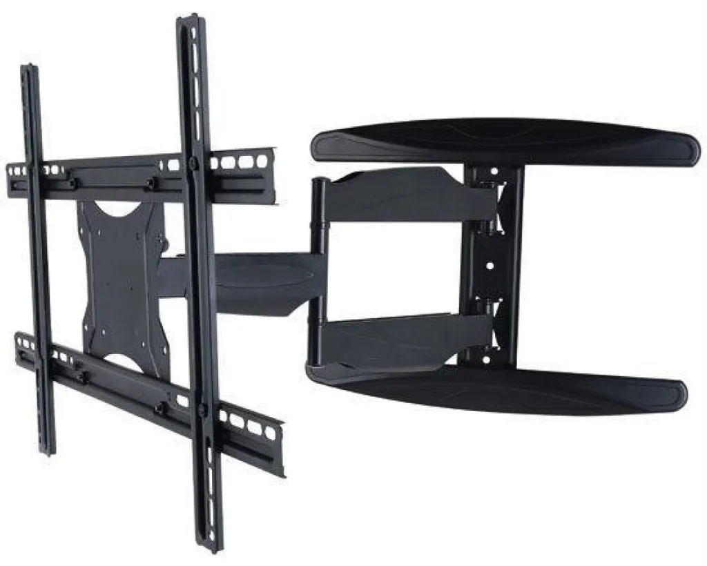 Support Mural TV FullMotion Inclinable et Pivotant 40-65 Pouces Techly - 2